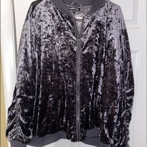 {Charlotte Russe} Crushed Velvet Feel Jacket